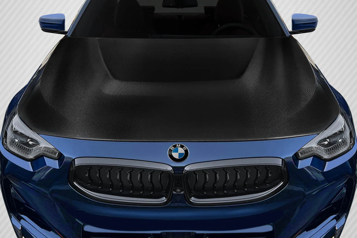 BMW 2 Series G42 / M2 G87 Carbon Fiber GT Tuning Hood - Image 5