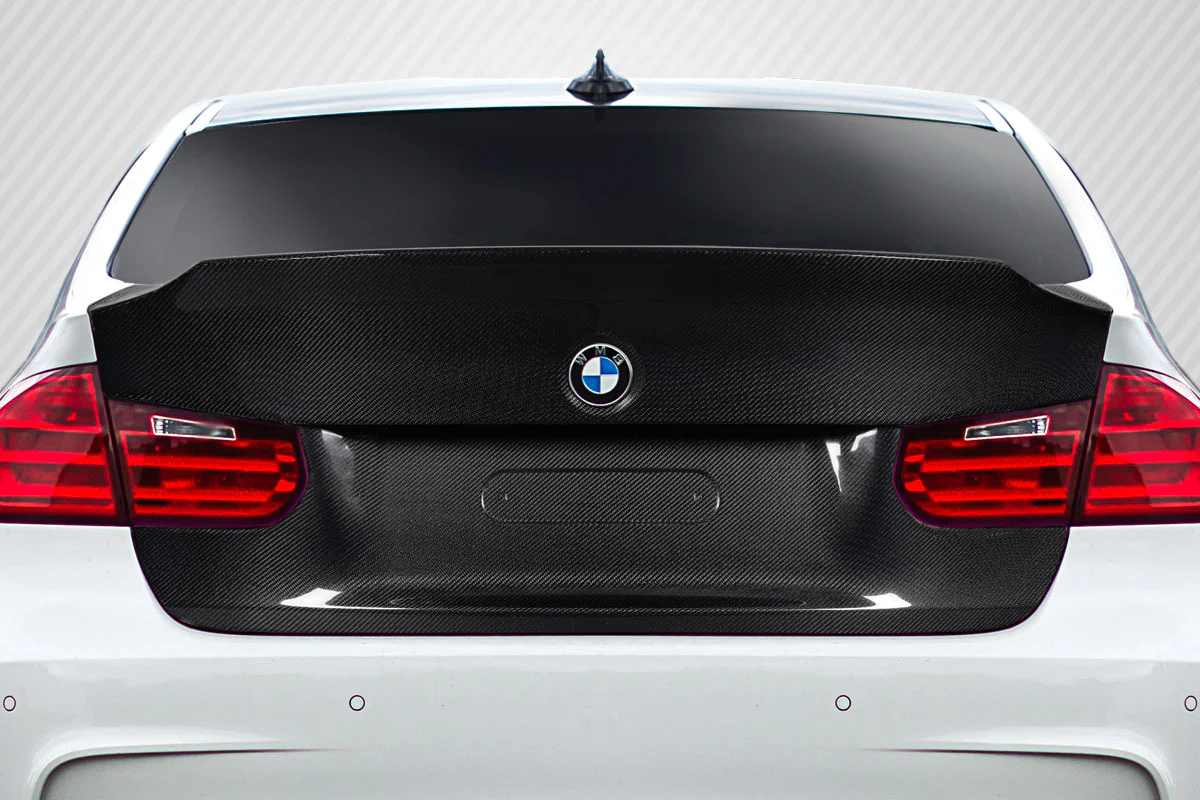 BMW 3 Series F30 Carbon Fiber Sweeper Rear Trunk - Image 5