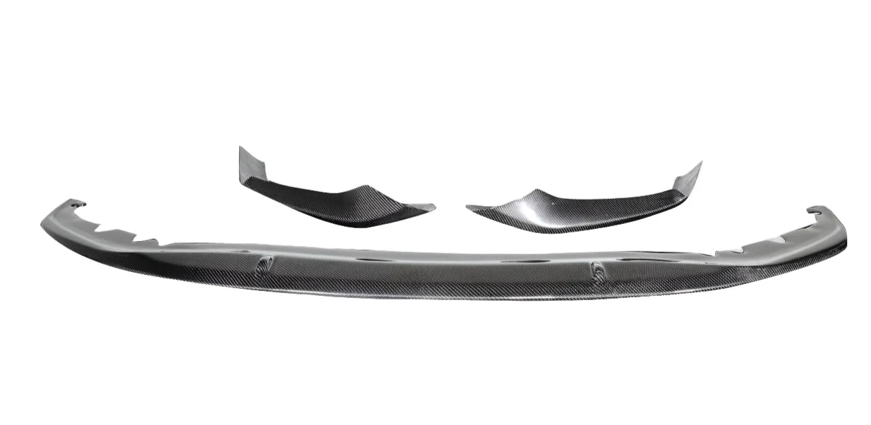 BMW 5 Series G30 Carbon Fiber M Tech Front Lip Splitter - Image 5