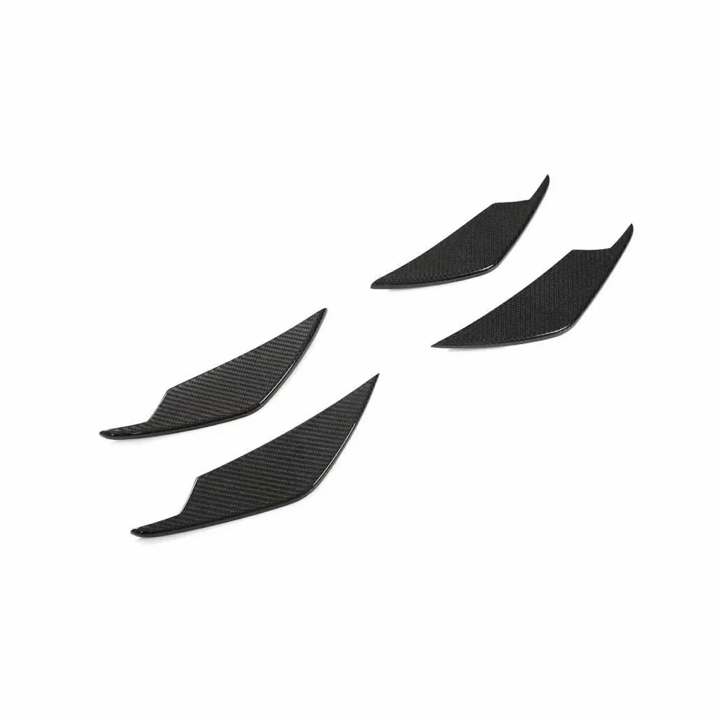BMW M3 G80 / M4 G82 Dry Carbon Fiber Front Canards - Image 6