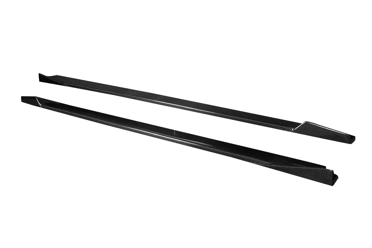 BMW Z4 (2019-2023) Carbon Fiber Zamba Side Skirt Rocker Panel Splitters - Image 2