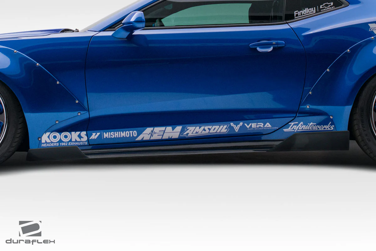 Chevrolet Camaro (2016-2023) Grid Side Splitters - Image 8