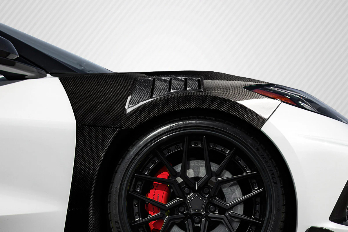 Chevrolet Corvette C8 Carbon Fiber Gran Veloce Front Fender Vents - Image 9