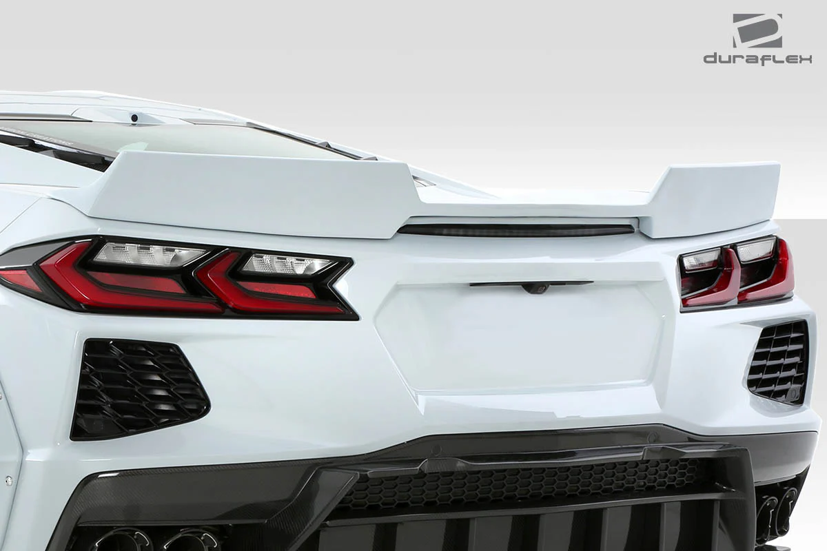 Chevrolet Corvette C8 Gran Veloce Wicker Bill Rear Wing Spoiler - Image 9