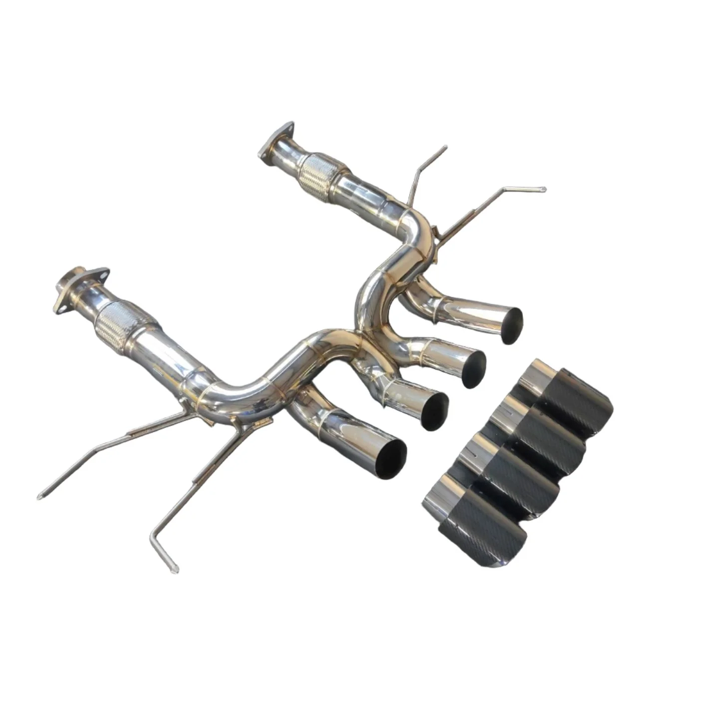 Chevrolet Corvette C8 Z06 304SS Catback Exhaust without Valve - Image 6