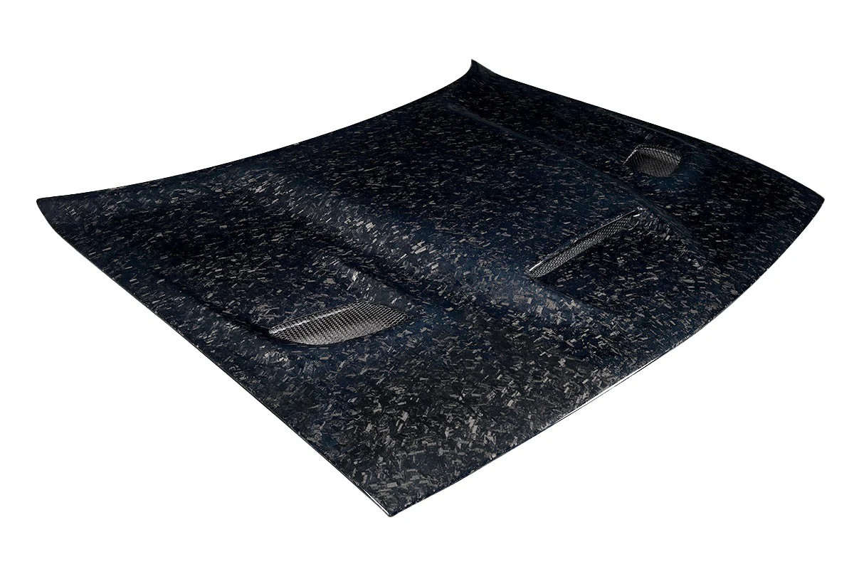 Dodge Challenger (2008-2023) Carbon Fiber AeroForge Dritech Hellcat Look Hood - Image 3