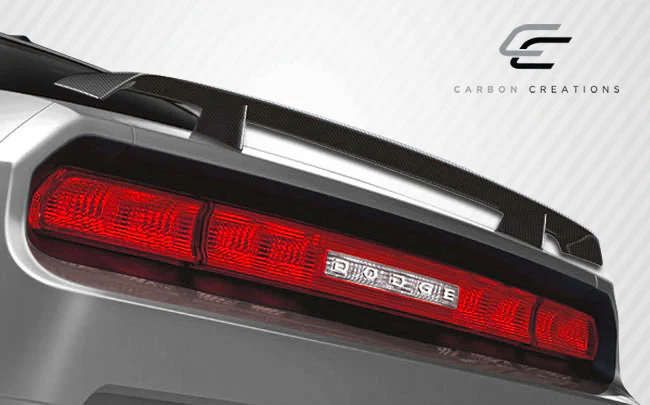 Dodge Challenger (2008-2023) Carbon Fiber G-Spec Wing Trunk Lid Spoiler - Image 7