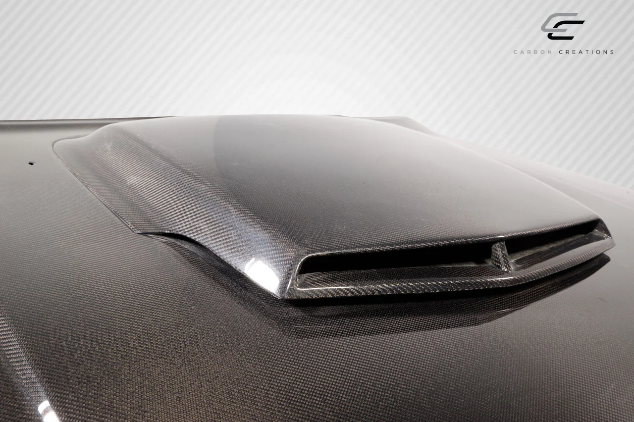 Dodge Challenger (2008-2023) Carbon Fiber TA Look Hood - Image 7