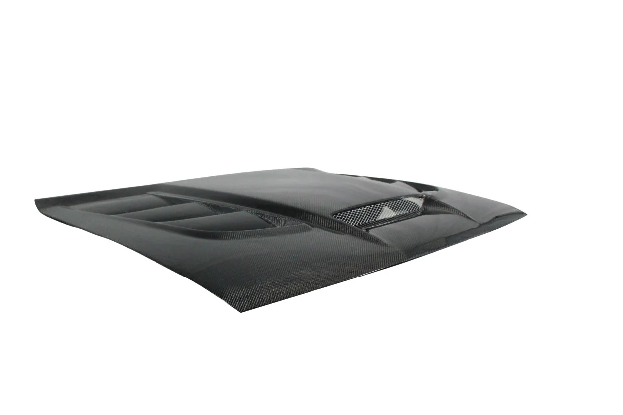 Dodge Challenger (2008-2023) Carbon Fiber Viper Look Hood - Image 3