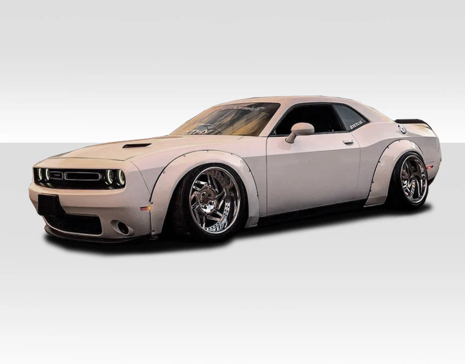 Dodge Challenger (2008-2023) Novara Wide Body Kit (4-Piece)