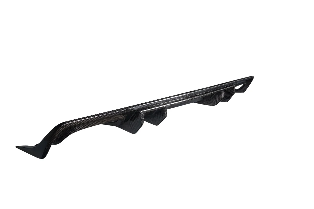 Dodge Challenger (2015-2023) Carbon Fiber Patriot Rear Diffuser - Image 4