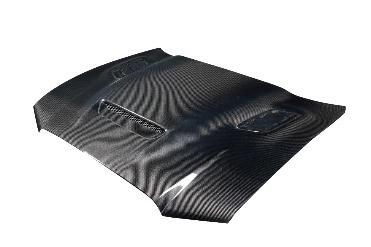 Dodge Charger (2011-2014) Carbon Fiber Hellcat Redeye Look Hood - Image 2