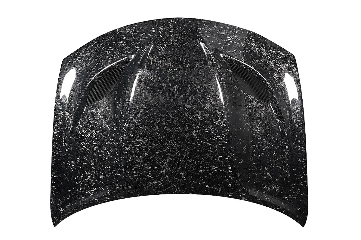Dodge Charger (2015-2023) Carbon Fiber AeroForge Dritech Hellcat Look Hood - Image 4