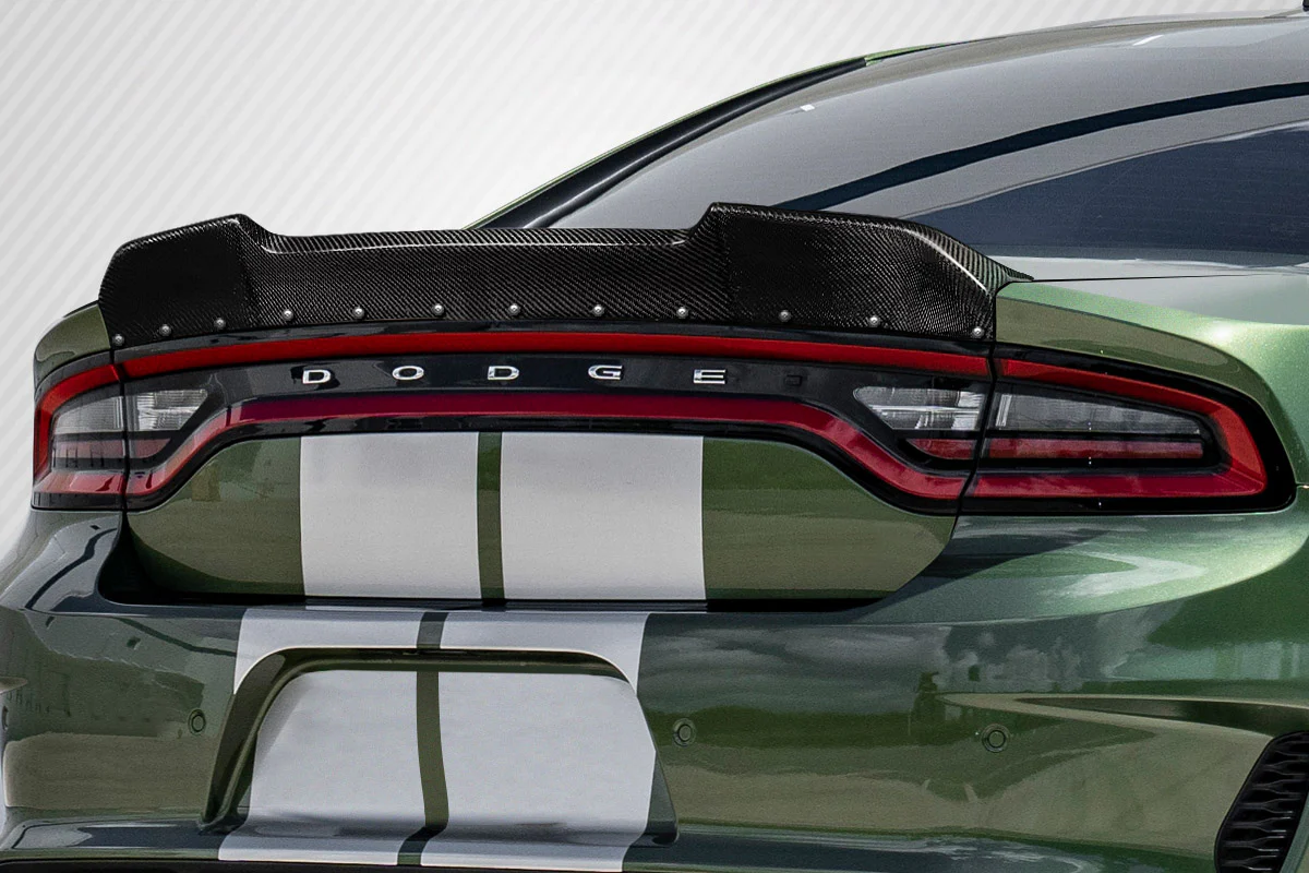 Dodge Charger (2015-2023) Carbon Fiber SKS Rear Wing Spoiler - Image 9