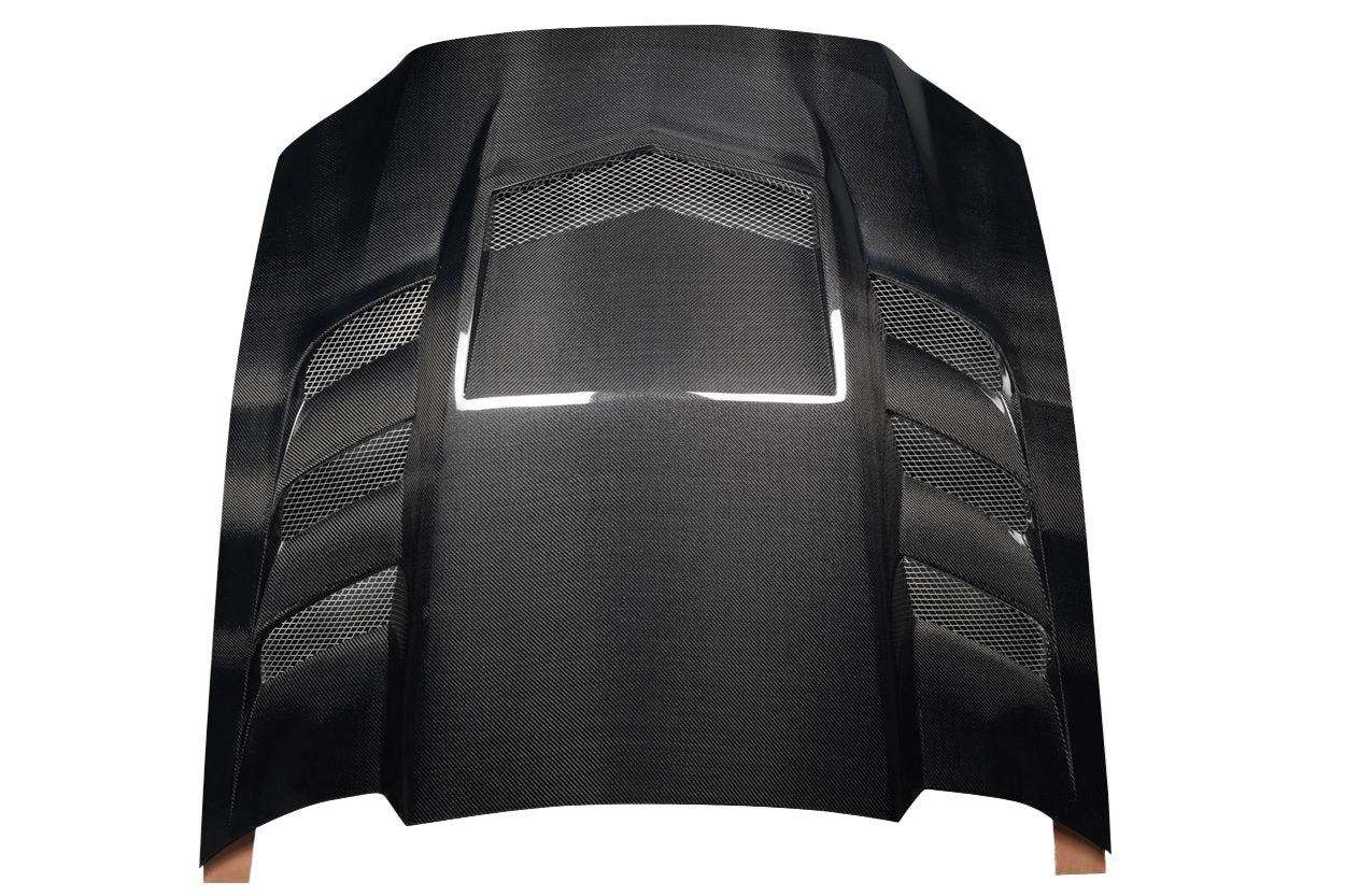 Ford Mustang (2013-2014) Carbon Fiber Interceptor Hood - Image 4