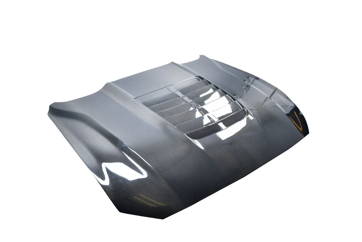 Ford Mustang (2018-2023) Carbon Fiber GT500 V2 Hood - Image 2