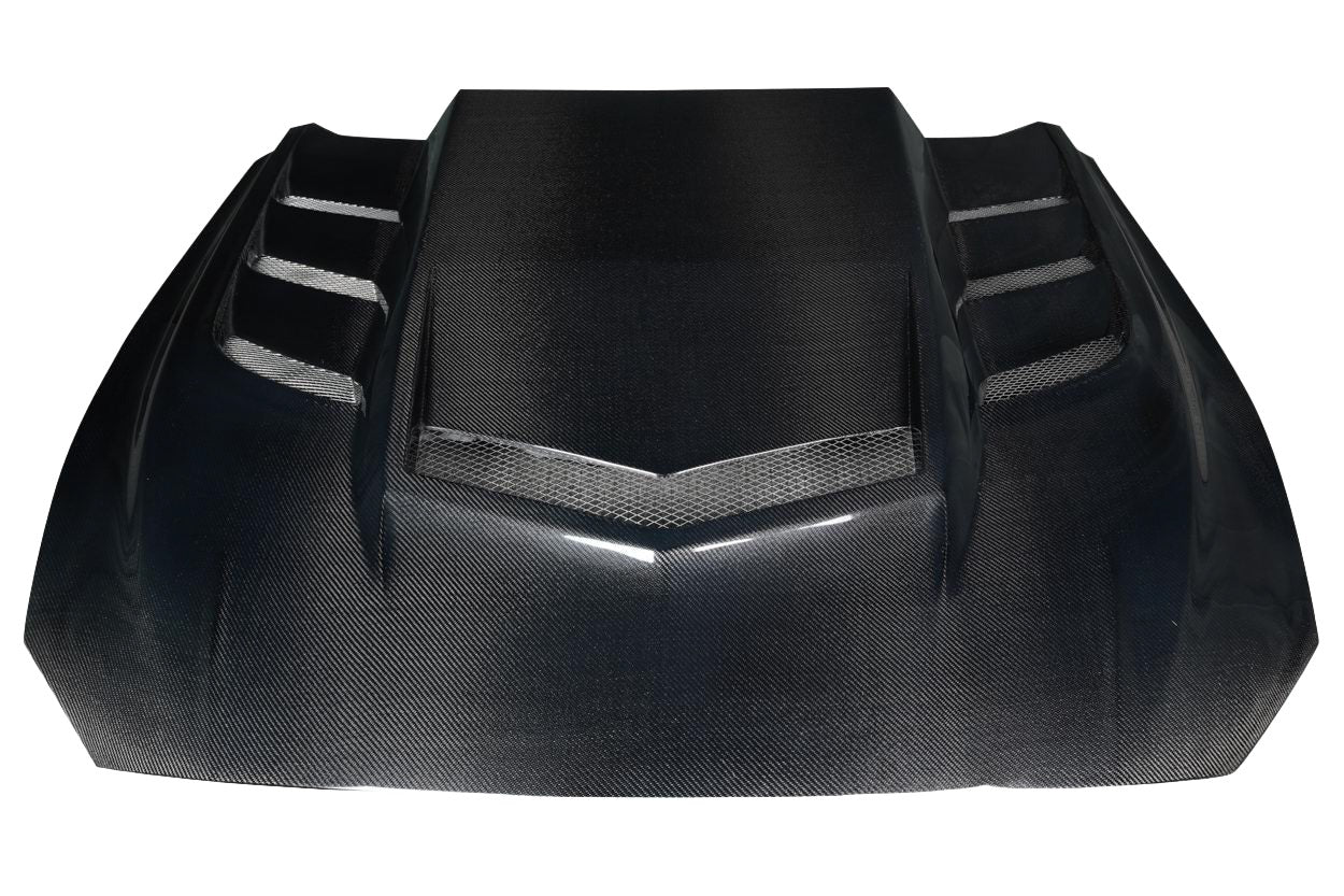 Ford Mustang (2018-2023) Carbon Fiber Interceptor Hood