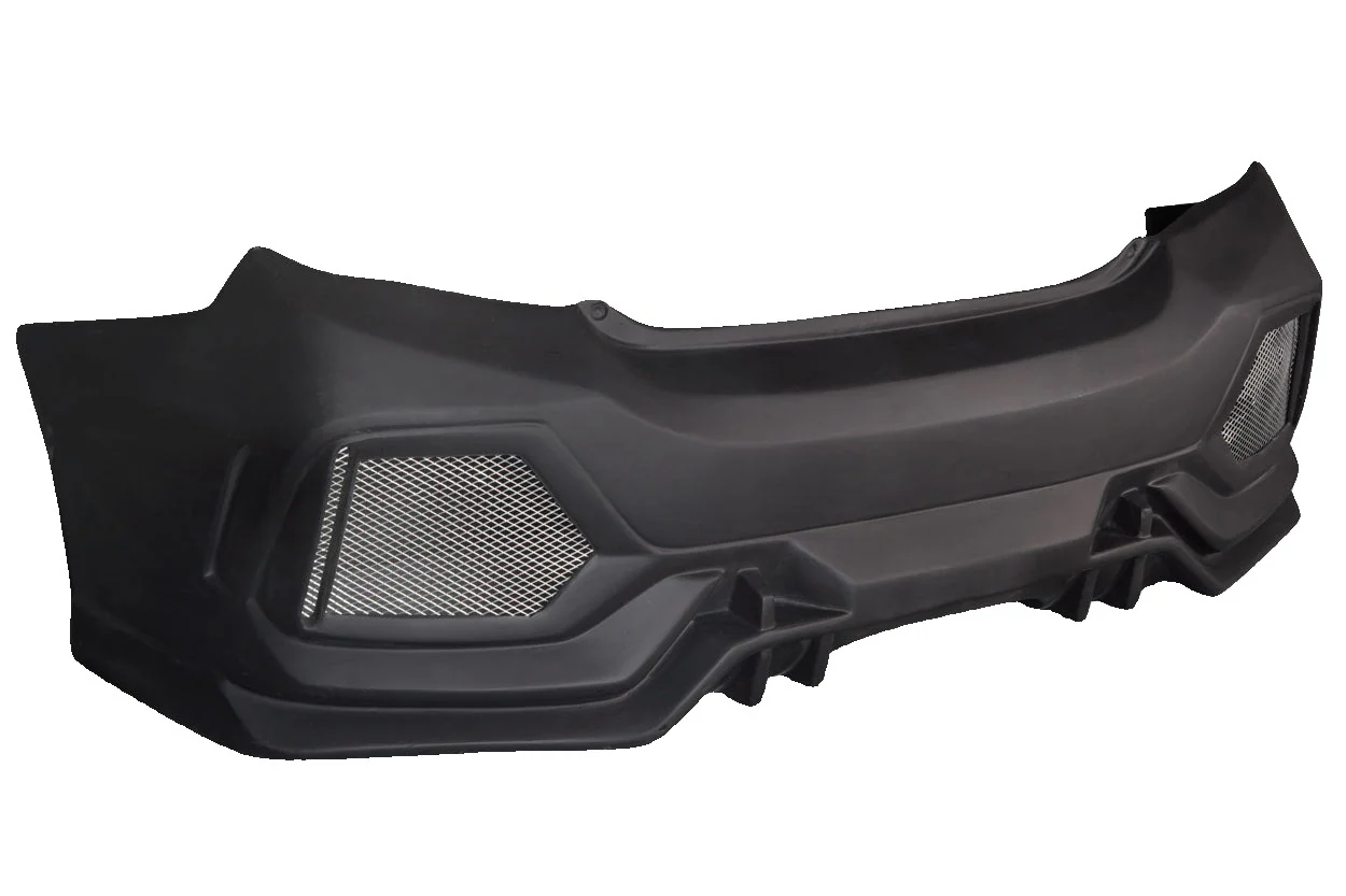 Honda Civic (2012-2015) FK8 Type R Look Rear Bumper Cover - Image 2