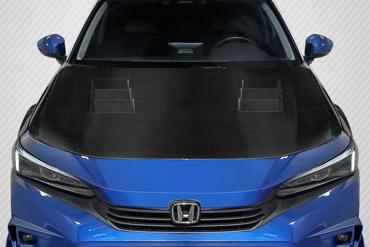 Honda Civic (2022-2023) Carbon Fiber Torque Hood - Image 5
