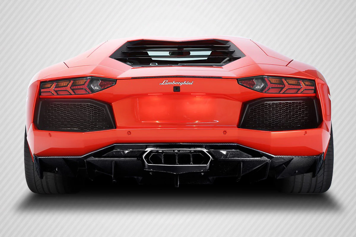 Lamborghini Aventador (2011-2017) Carbon Fiber AF-1 Diffuser - Image 6