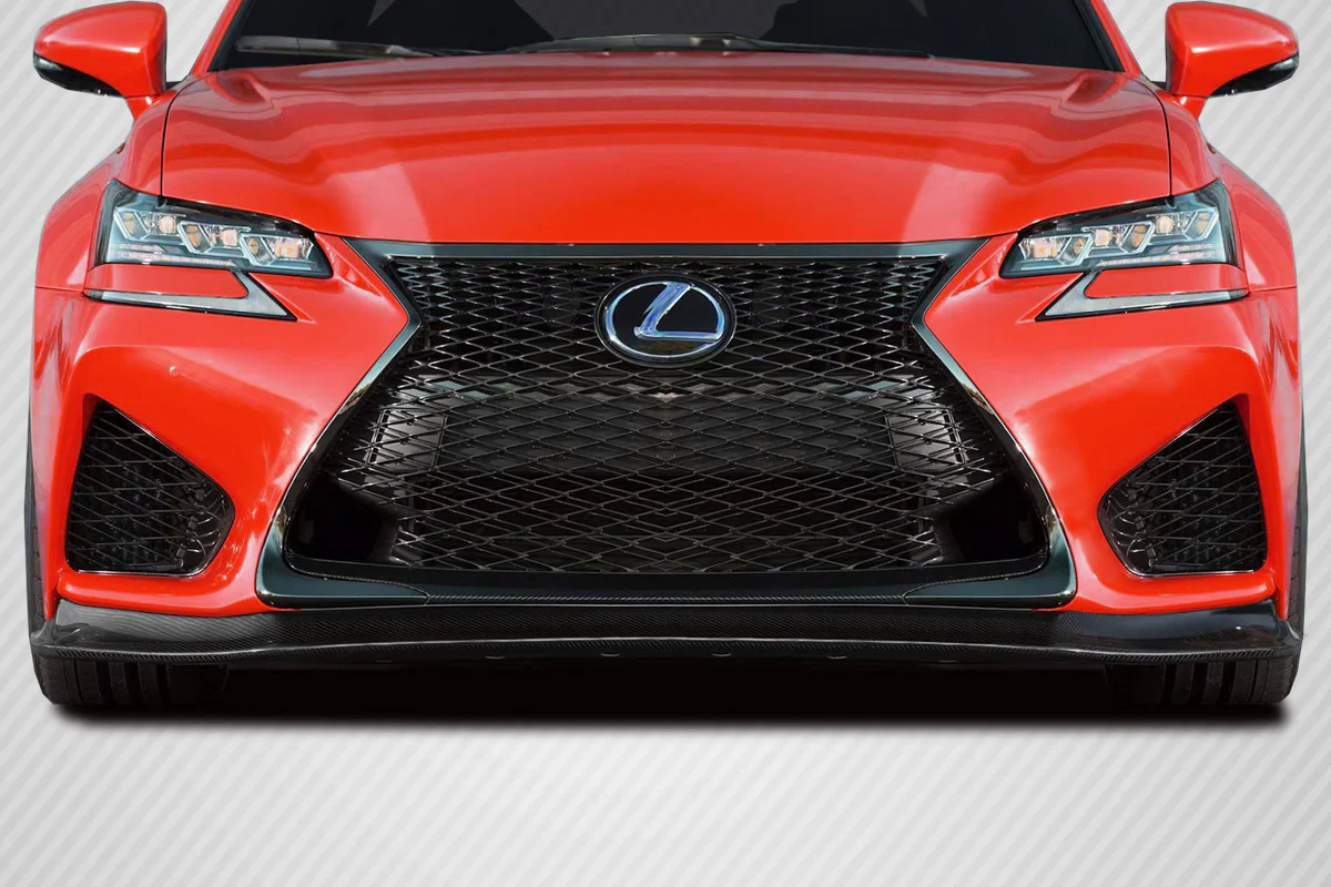 Lexus GS F (2016-2020) Carbon Fiber VIP Front Lip - Image 5