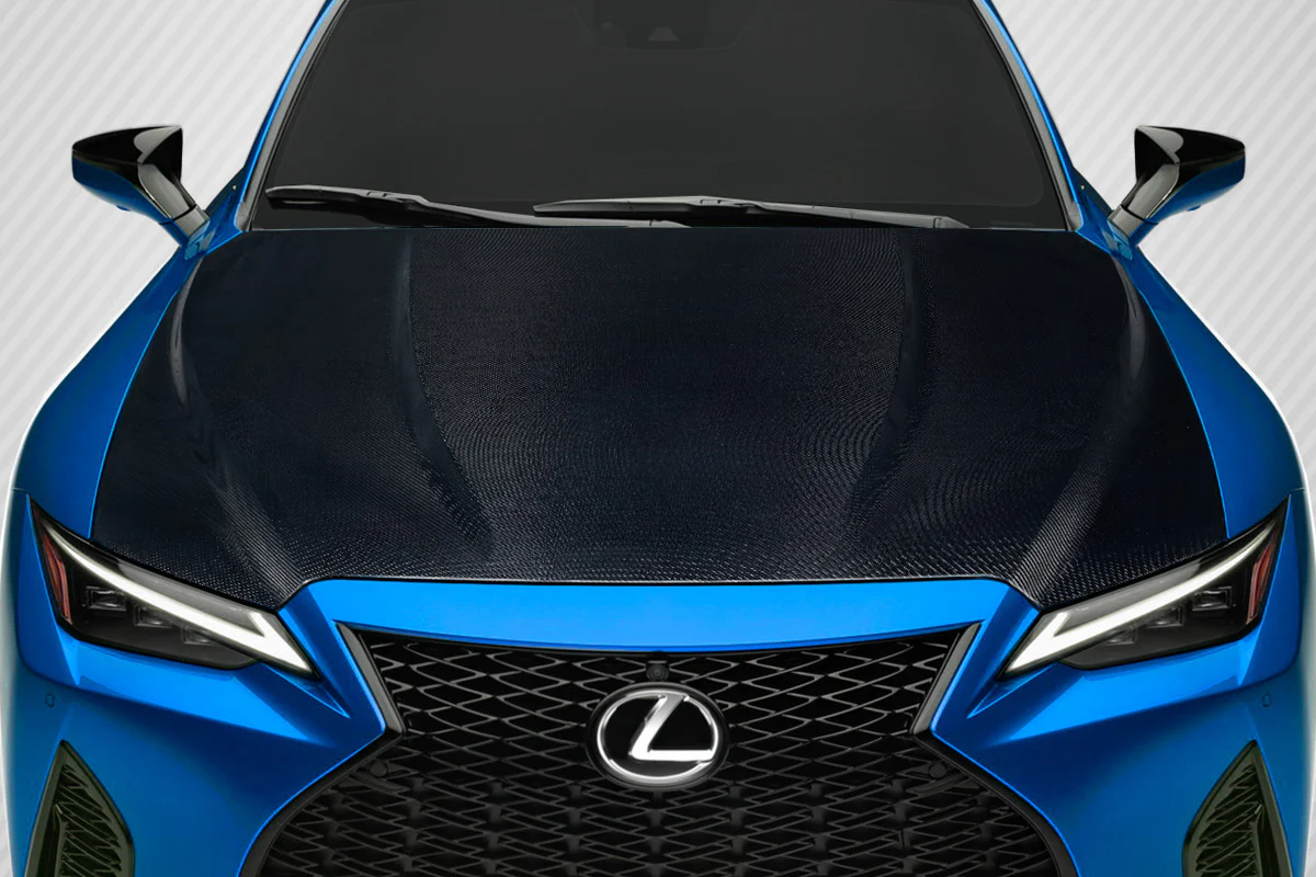 Lexus IS 500 (2021-2023) Carbon Fiber OEM Look Hood - Image 5