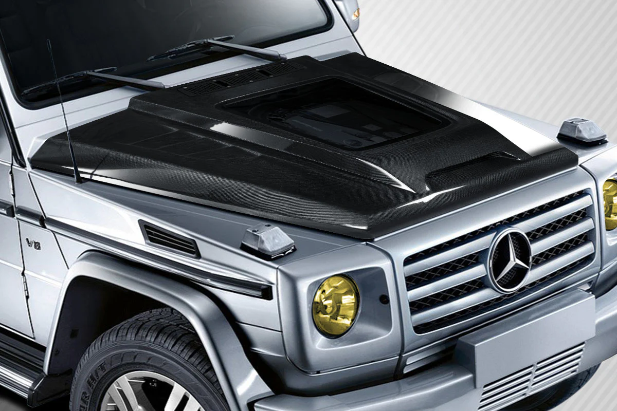 Mercedes G-Class (2000-2018) Carbon Fiber Window Hood - Image 9