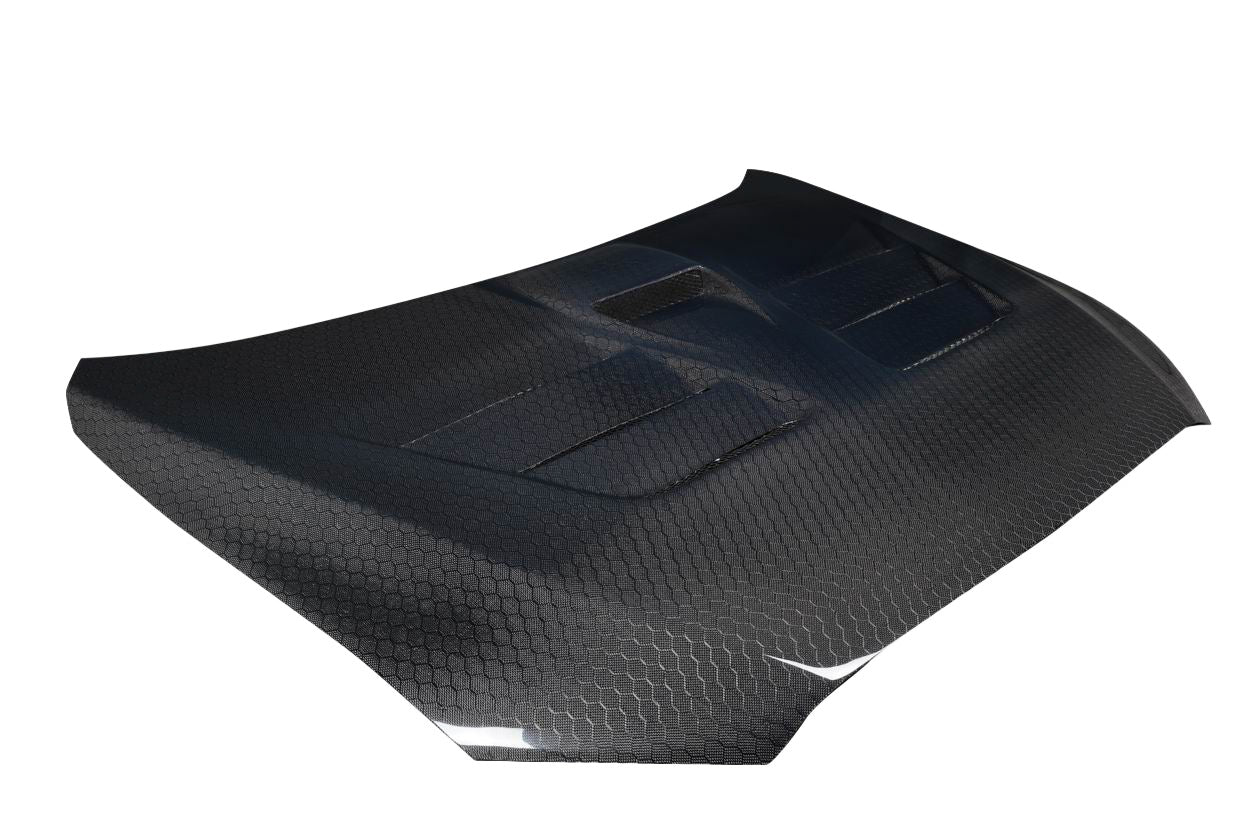 Mitsubishi Lancer Evolution X (2008-2017) Carbon Fiber Geo6ix Dritech GT Concept Hood - Image 3