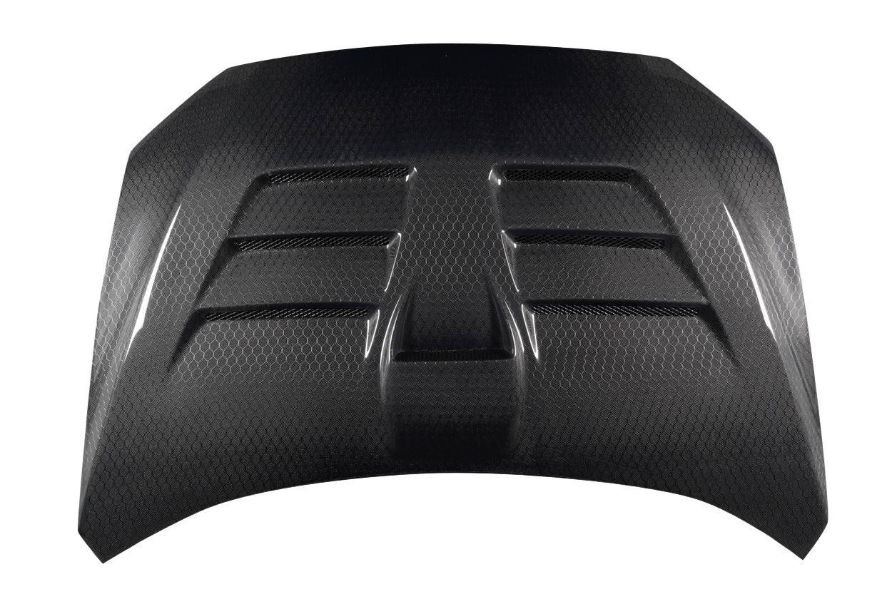 Mitsubishi Lancer Evolution X (2008-2017) Carbon Fiber Geo6ix Dritech GT Concept Hood - Image 4