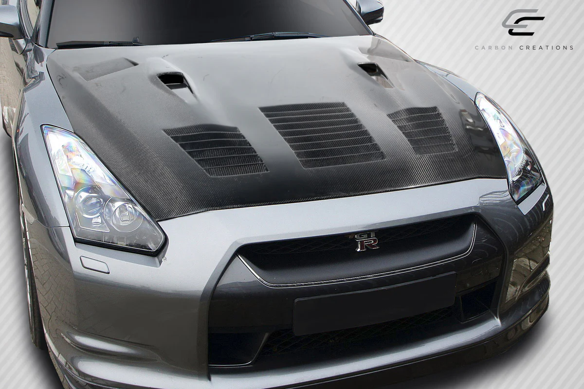 Nissan GT-R R35 (2009-2016) Carbon Fiber GT2 Hood - Image 10