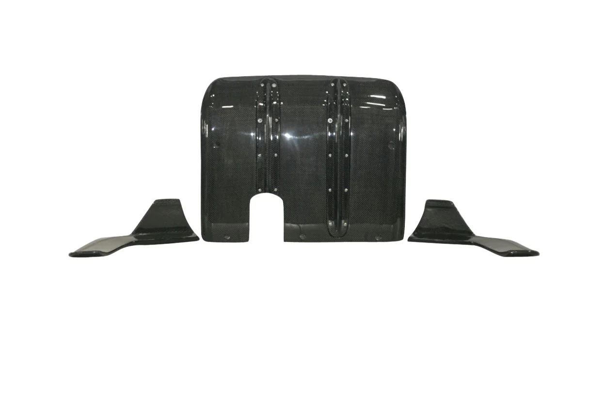 Nissan GT-R R35 (2009-2016) Carbon Fiber LBW Rear Diffuser / Splitters - Image 2