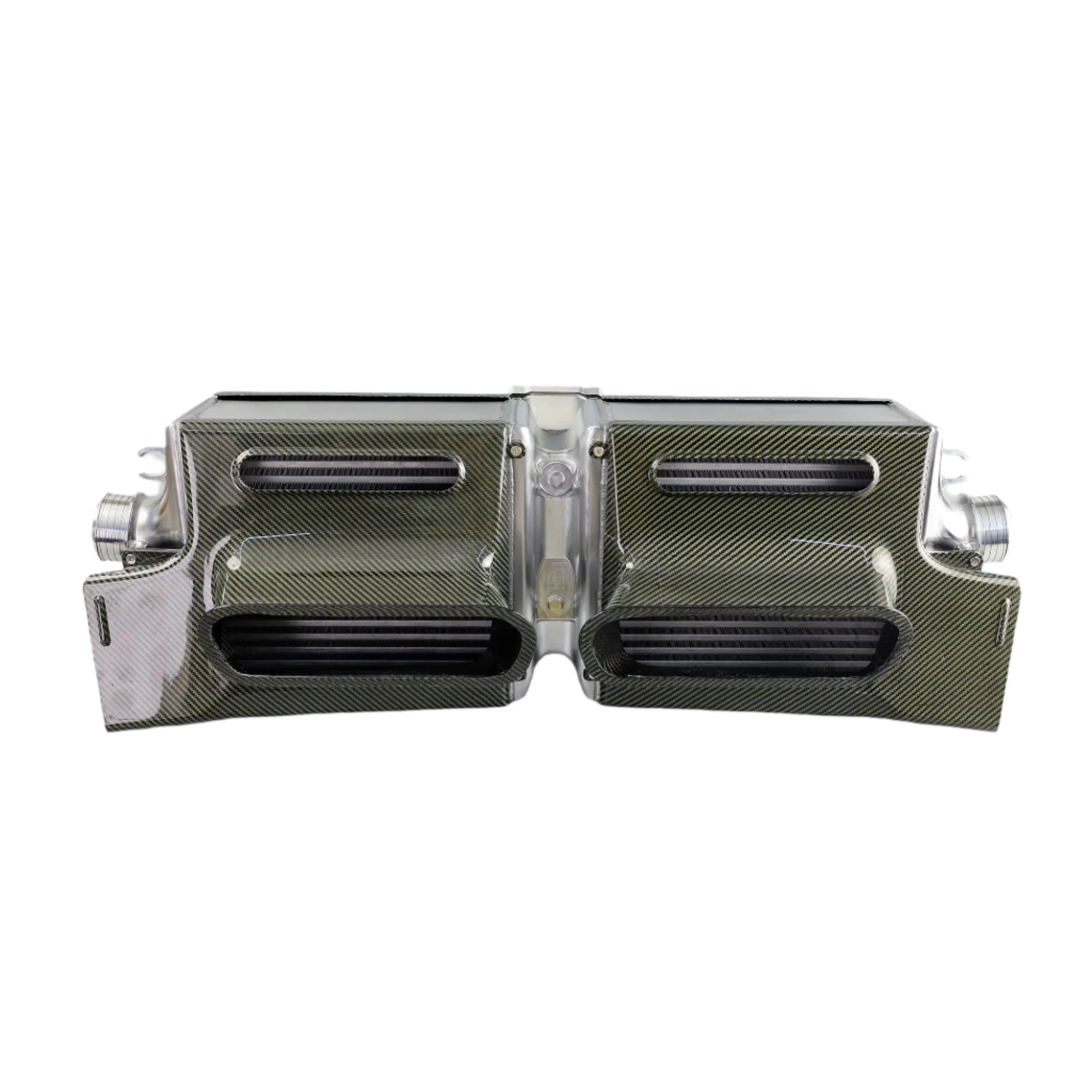 Porsche 992 Billet Tank Intercooler with Carbon Fiber Hood