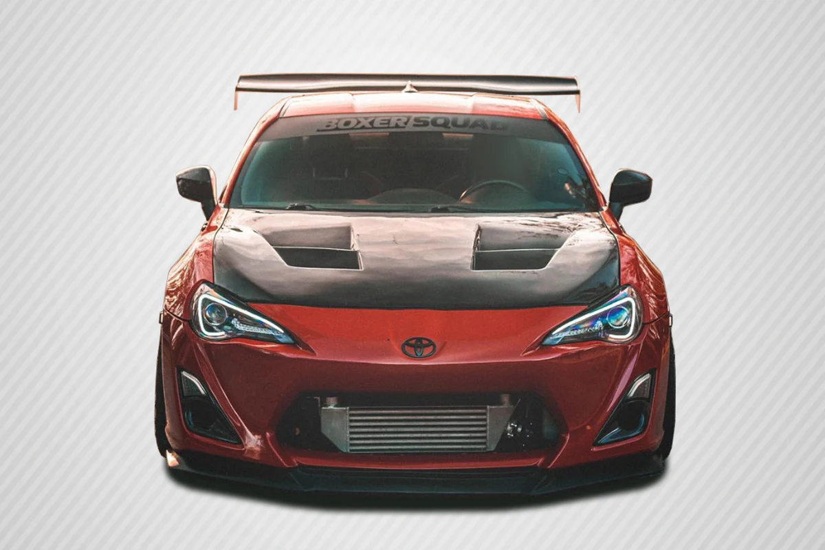 Scion FR-S / Toyota 86 / Subaru BRZ Carbon Fiber Dritech 86-R Hood - Image 3