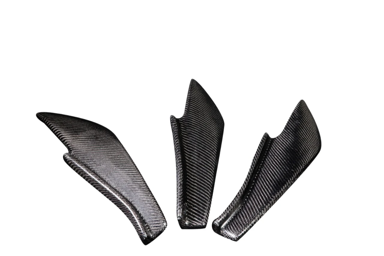 Scion FR-S / Toyota 86 / Subaru BRZ Carbon Fiber GT500 V3 Rear Bumper Canards - Image 5