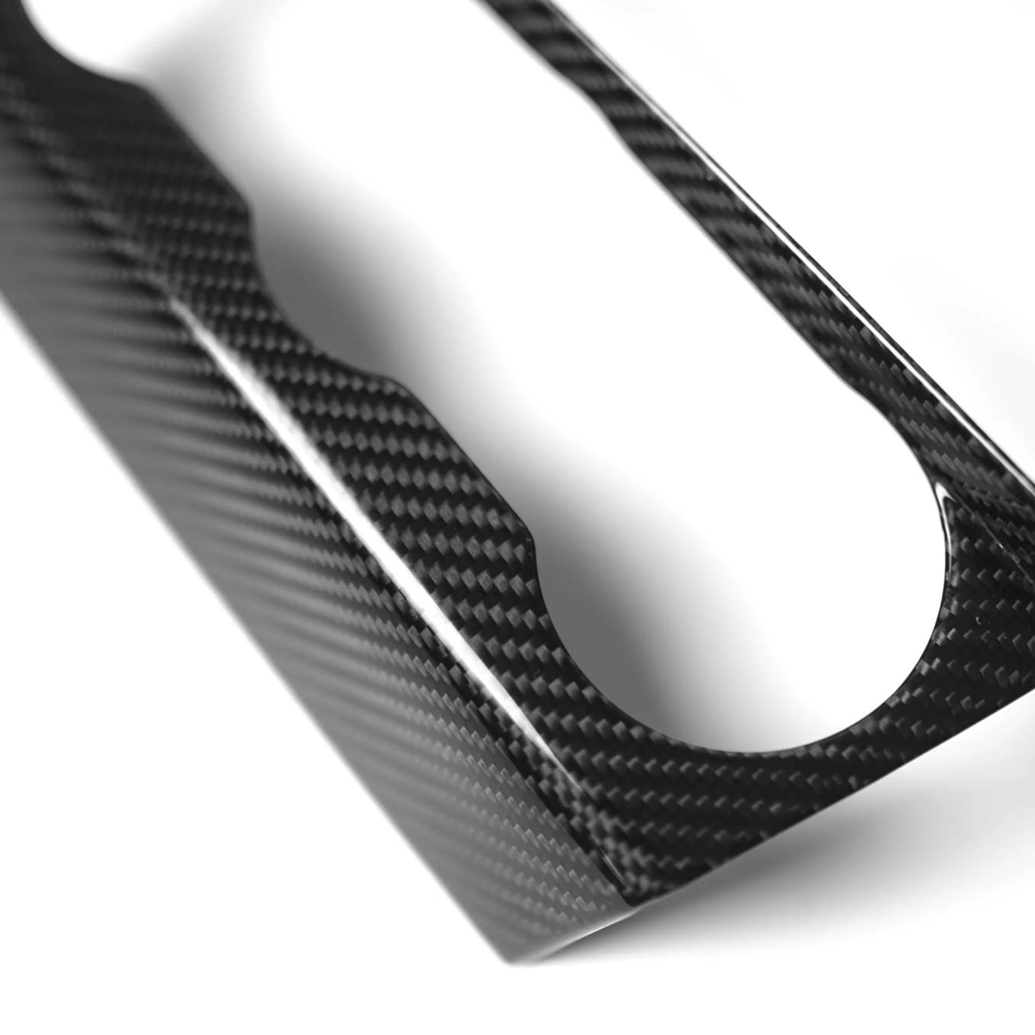 Subaru Crosstrek / Forester / Impreza / WRX Head Unit Tanso Dry Carbon Fiber Cover (Gloss Finish) - Image 4