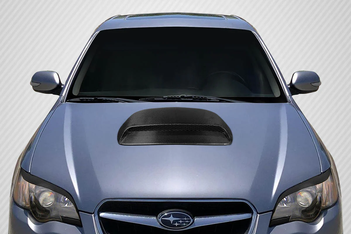 Subaru Legacy (2005-2009) Carbon Fiber Z Speed Hood Scoop - Image 4