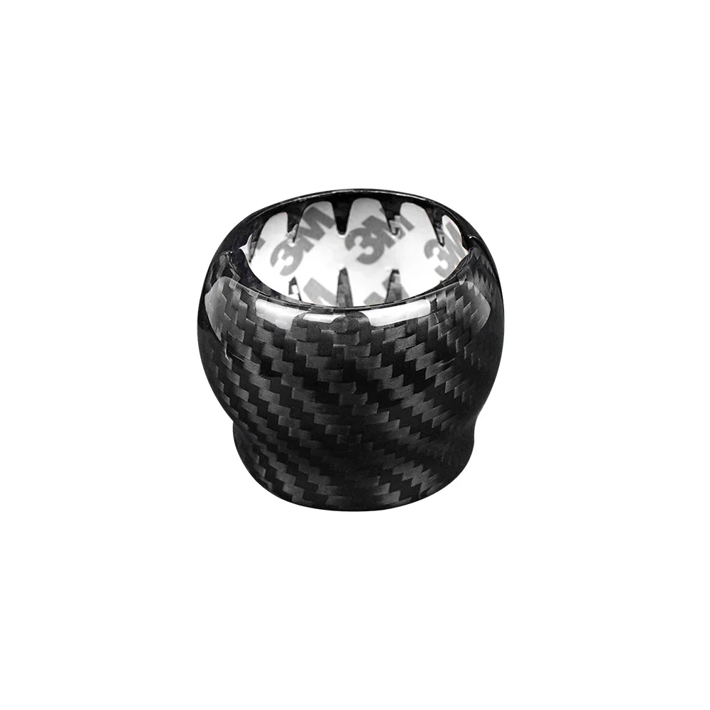 Subaru WRX (2022-2024) Tanso Dry Carbon Fiber Shift Knob Surround Cover - Image 2