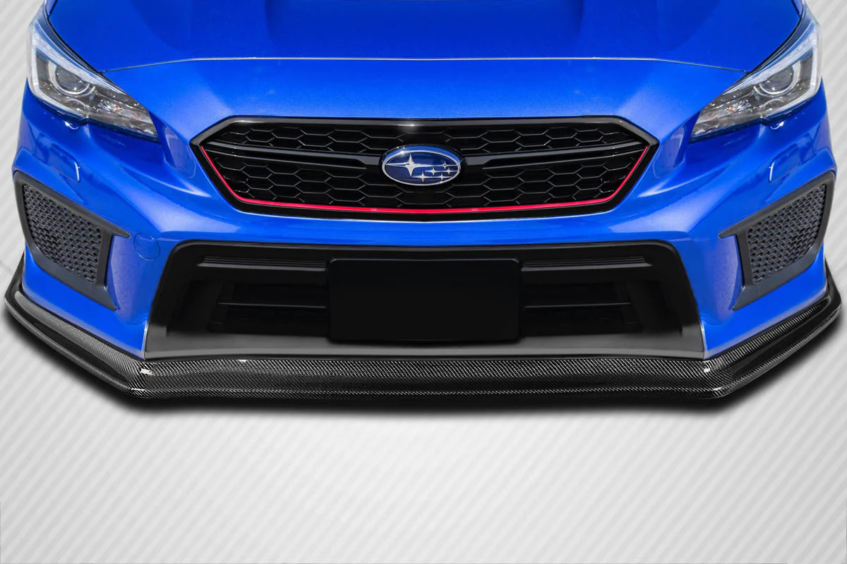 Subaru WRX STI (2015-2017) Carbon Fiber C Speed Front Lip Air Dam - Image 5