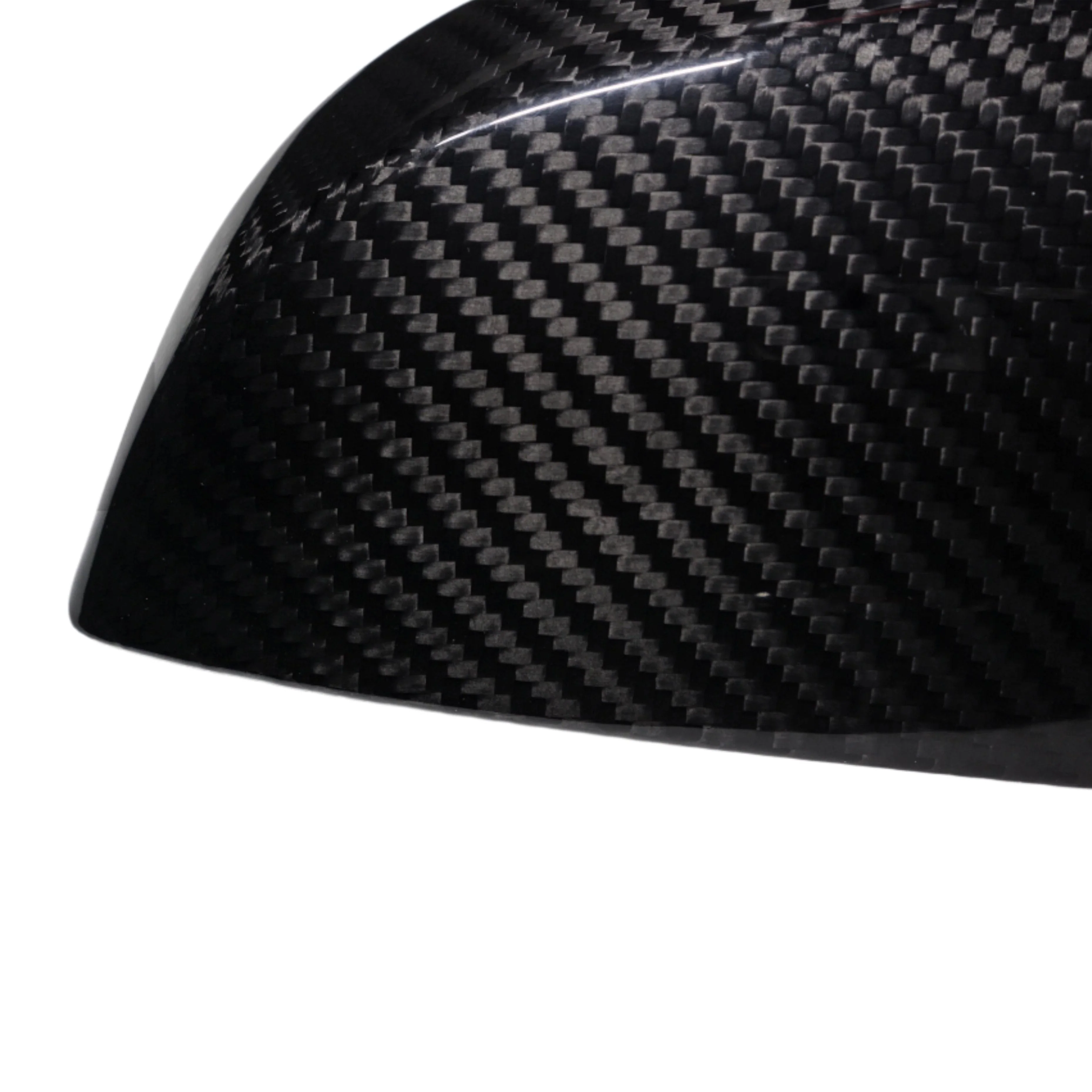 Subaru WRX STI (2015-2021) Tanso Carbon Fiber Side Mirror Covers without Turn Signal - Image 2