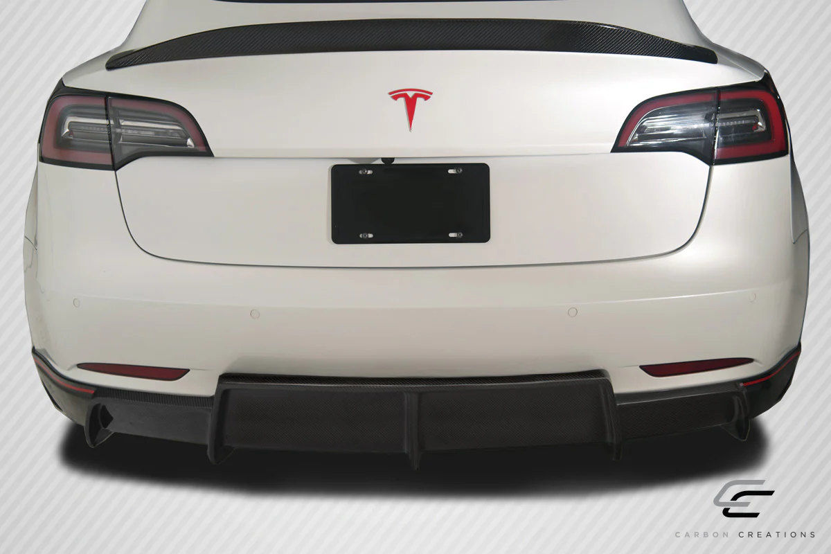 Tesla Model 3 (2018-2023) Carbon Fiber GT Concept Body Kit (4-Piece) - Image 11