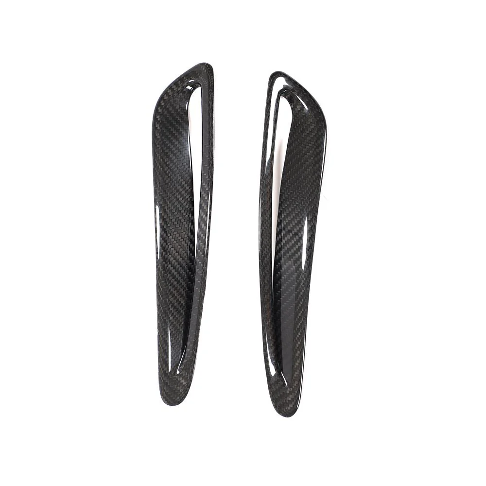 Toyota Supra A90 Dry Carbon Fiber Hood Vent Scoop Covers - Image 5