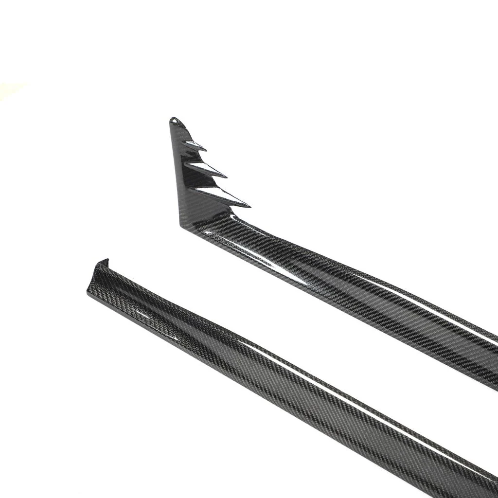 Volkswagen Golf GTi MK8 Carbon Fiber Side Skirts - Image 6