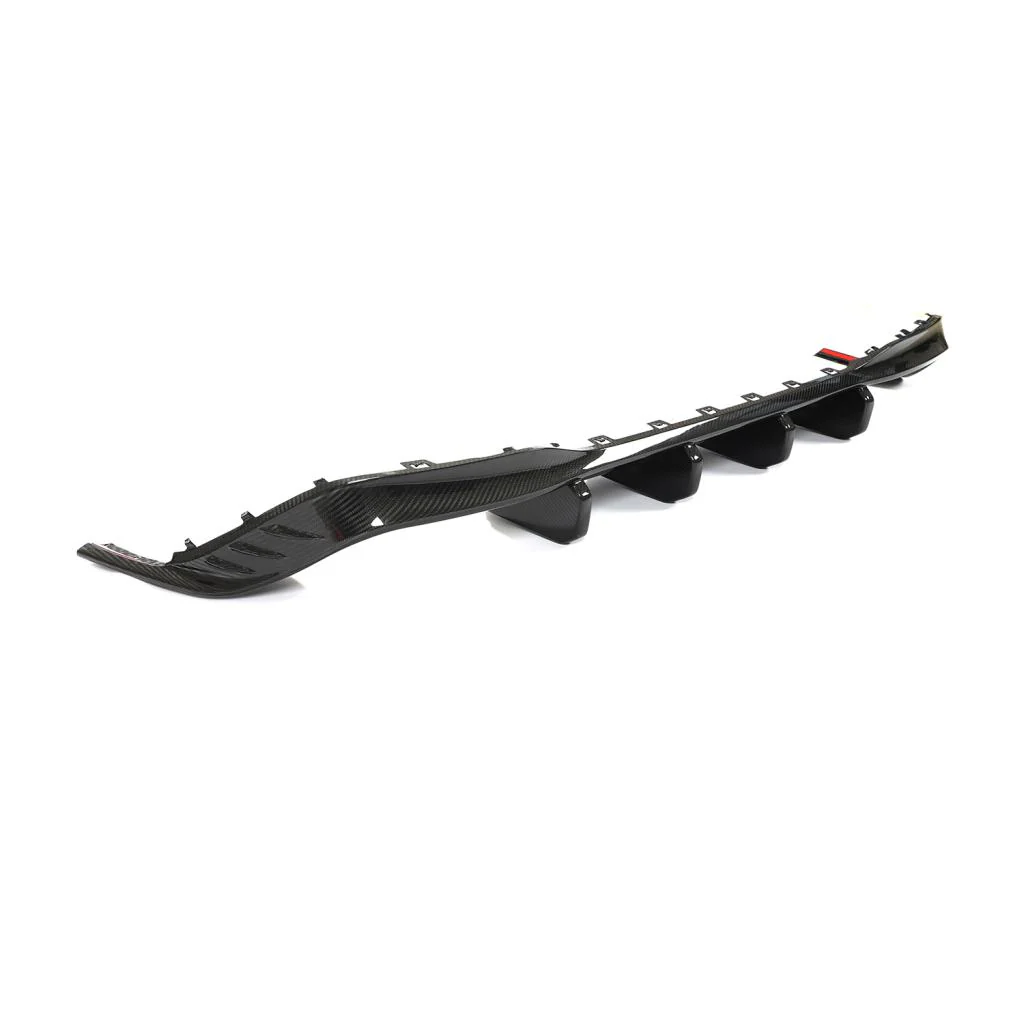 Volkswagen Golf R MK8 Dry Carbon Fiber Rear Diffuser - Image 4