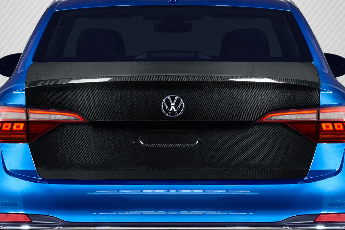 Volkswagen Jetta (2019-2023) Carbon Fiber OEM Look Trunk - Image 5